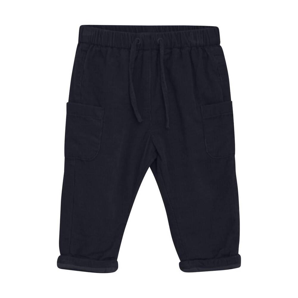 NEW MINYMO baby's corduroy lined pants in parisian night
